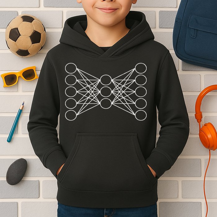 Autoencoder Artificial Neural Network, Deep Learning, Ai Kids Hoodie