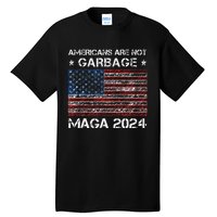 Americans Are Not Garbage Maga 2024 Trump Vance Tall T-Shirt