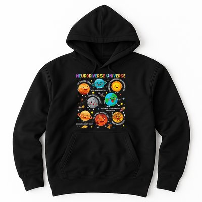 Autism Awareness Neurodiverse Universe Planets  Hoodie