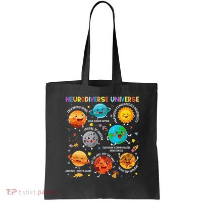 Autism Awareness Neurodiverse Universe Planets  Bag