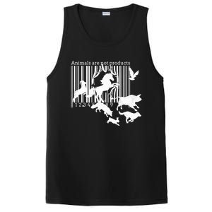 Animals Are Not Products Animal Rights Liberation Vegan Gift Funny Gift PosiCharge Competitor Tank