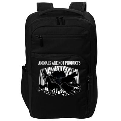 Animals Are Not Products Animal Rights Liberation Vegan Gift Impact Tech Backpack