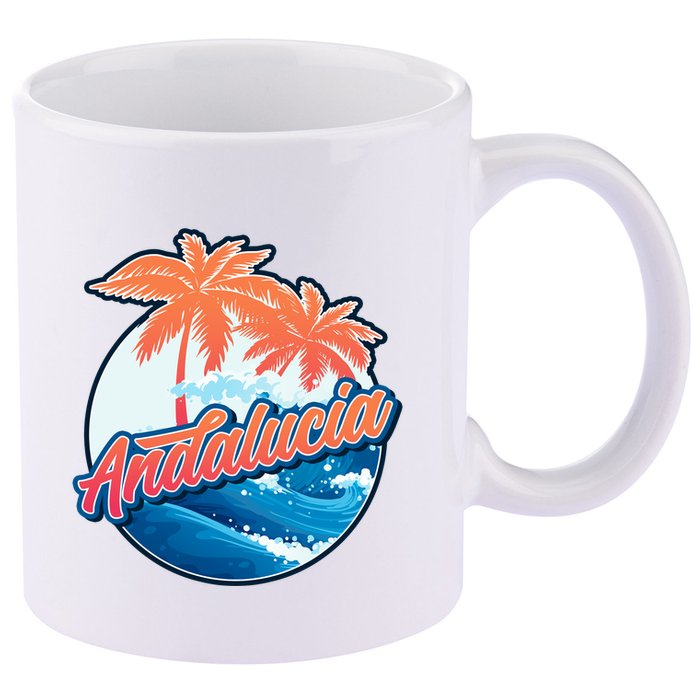Andalucia 11oz C Handle Ceramic Mug