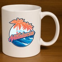 Andalucia 11oz C Handle Ceramic Mug
