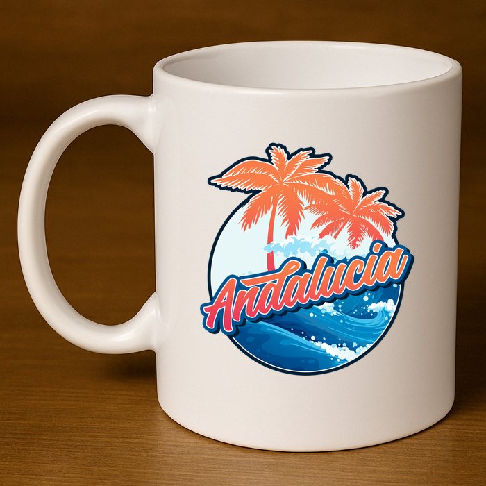 Andalucia 11oz C Handle Ceramic Mug