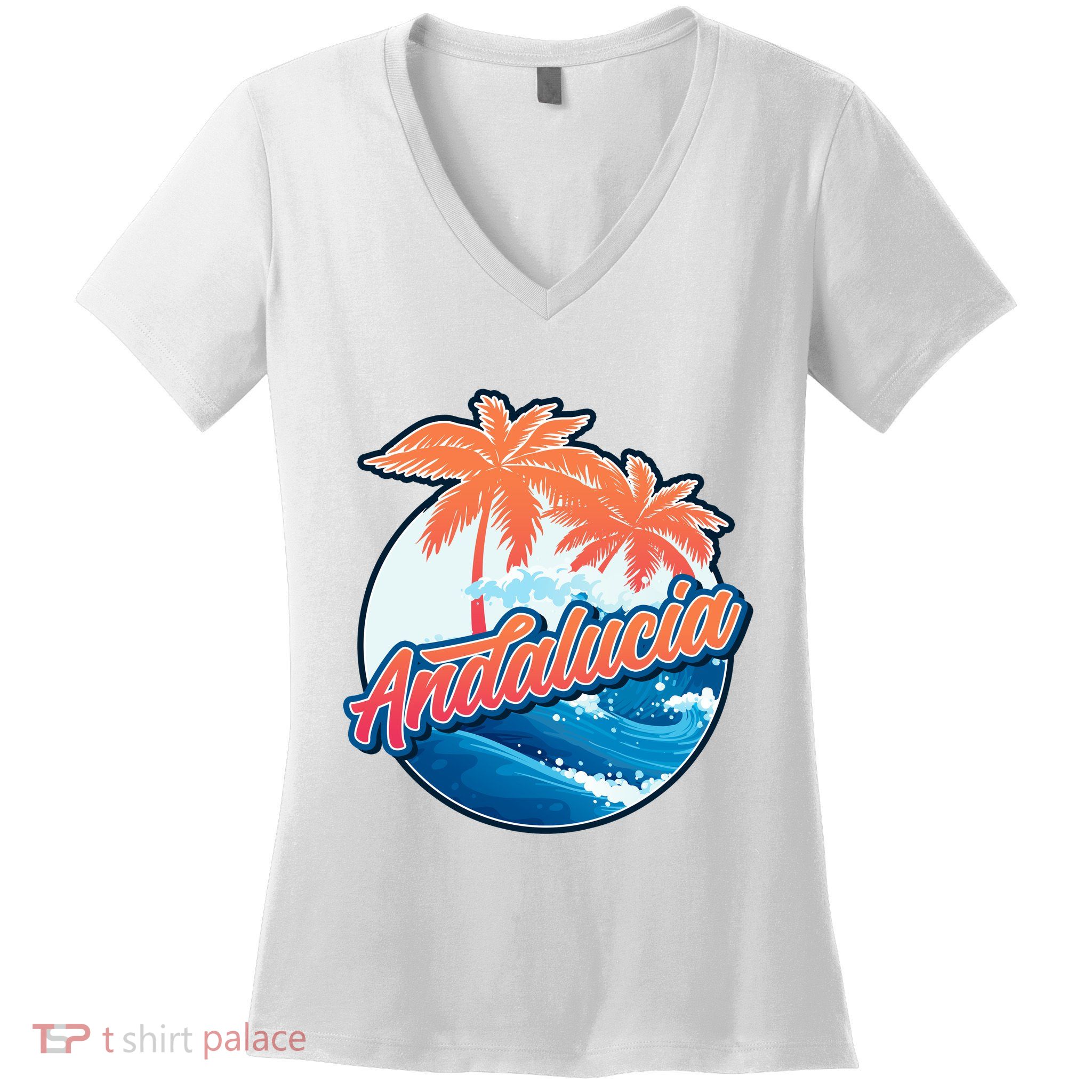 Andalucia Women's V-Neck T-Shirt