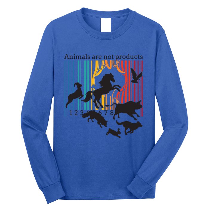 Animals Are Not Products Liberation Vegetarian Animal Rights Gift Long Sleeve Shirt