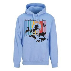 Animals Are Not Products Liberation Vegetarian Animal Rights Gift Unisex Surf Hoodie