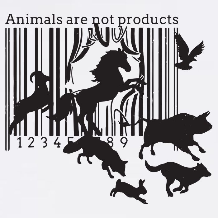 Animals Are Not Products Animal Rights Liberation Vegan Gift Long Sleeve Shirt