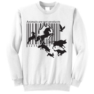 Animals Are Not Products Animal Rights Liberation Vegan Gift Sweatshirt