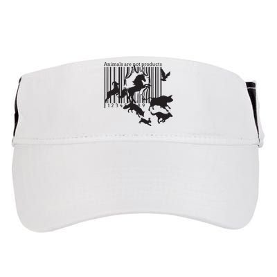 Animals Are Not Products Animal Rights Liberation Vegan Gift Adult Drive Performance Visor