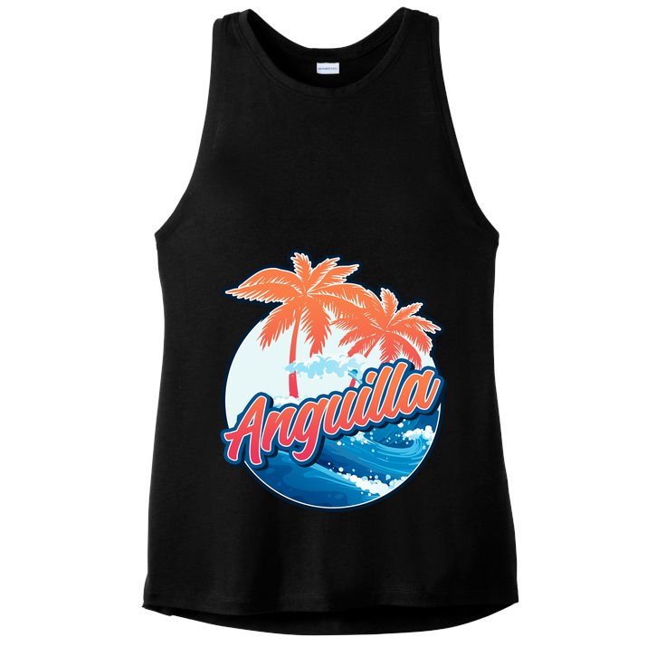 Anguilla Ladies PosiCharge Tri-Blend Wicking Tank