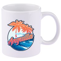 Anguilla 11oz C Handle Ceramic Mug