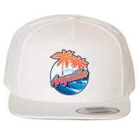 Anguilla Wool Snapback Cap