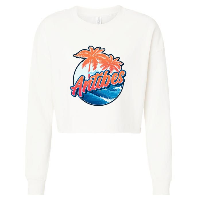 Antibes Cropped Pullover Crew