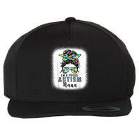 Autism Awareness Nana Supporting I'm A Proud Autism Nana Wool Snapback Cap