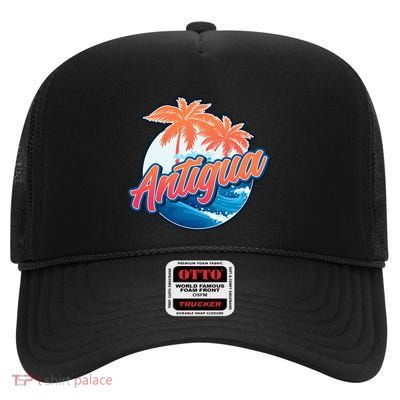 Antigua High Crown Mesh Back Trucker Hat