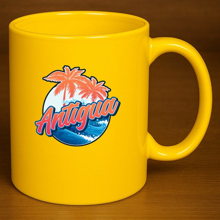Antigua 11oz C Handle Ceramic Mug