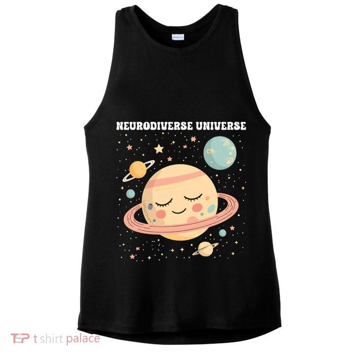 Autism Awareness Neurodiverse Ladies PosiCharge Tri-Blend Wicking Tank
