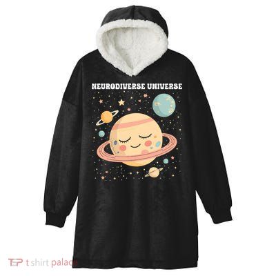 Autism Awareness Neurodiverse Hooded Wearable Blanket