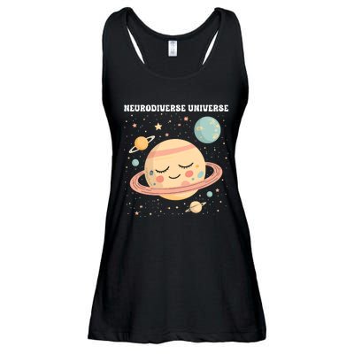 Autism Awareness Neurodiverse Ladies Essential Flowy Tank