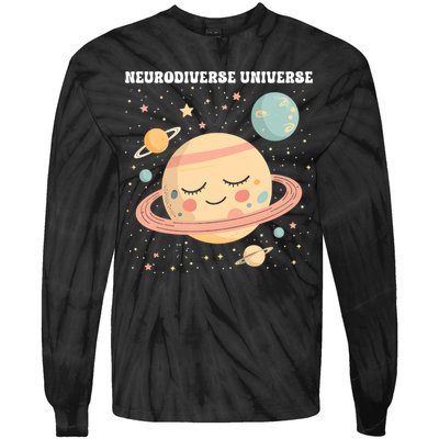 Autism Awareness Neurodiverse Tie-Dye Long Sleeve Shirt