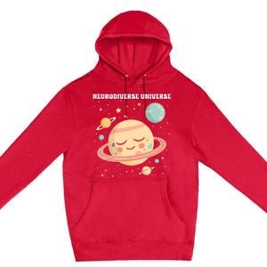 Autism Awareness Neurodiverse Premium Pullover Hoodie