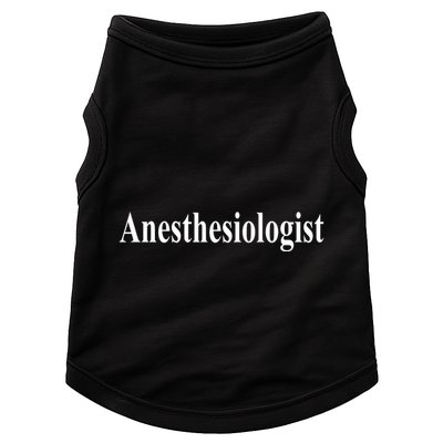 Anesthesiologist Doggie Tank