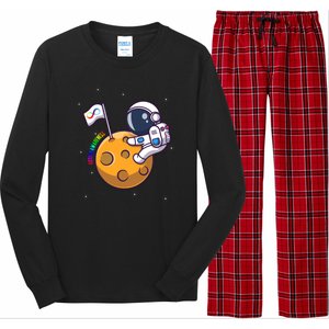 Autism Awareness Neurodiversity Astronaut Long Sleeve Pajama Set