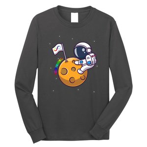 Autism Awareness Neurodiversity Astronaut Long Sleeve Shirt