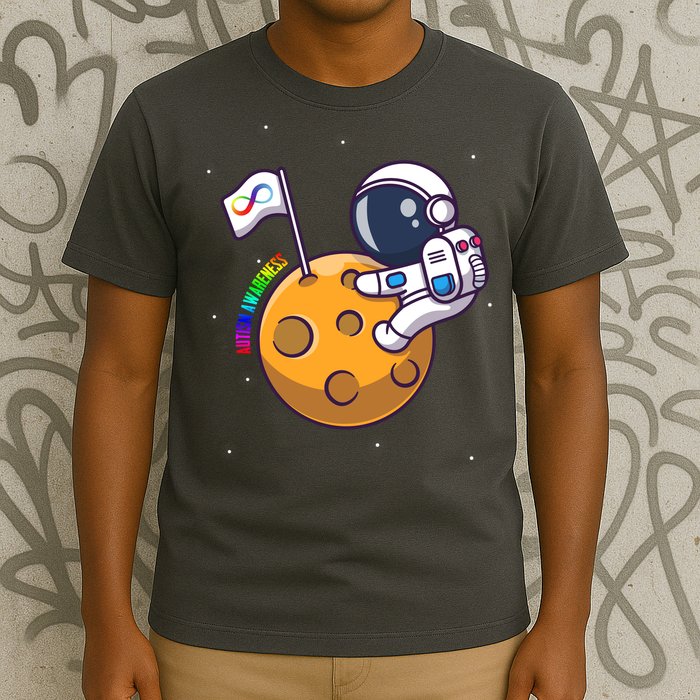 Autism Awareness Neurodiversity Astronaut T-Shirt