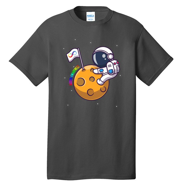 Autism Awareness Neurodiversity Astronaut Tall T-Shirt