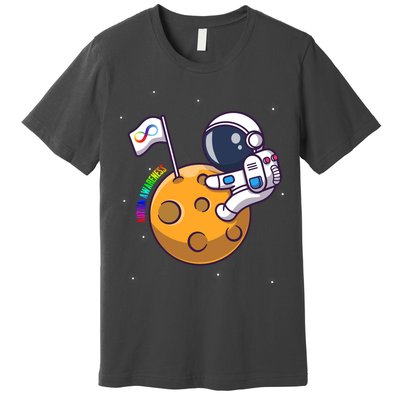 Autism Awareness Neurodiversity Astronaut Premium T-Shirt
