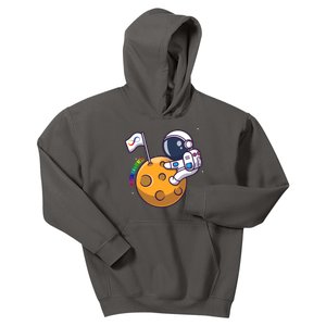 Autism Awareness Neurodiversity Astronaut Kids Hoodie