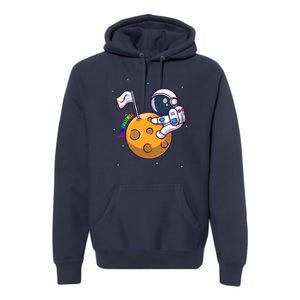 Autism Awareness Neurodiversity Astronaut Premium Hoodie