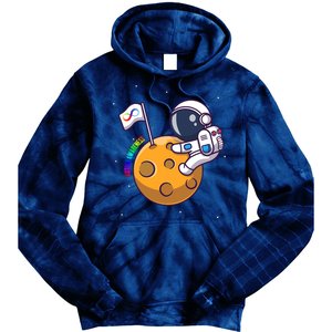 Autism Awareness Neurodiversity Astronaut Tie Dye Hoodie