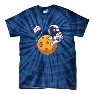 Autism Awareness Neurodiversity Astronaut Tie-Dye T-Shirt