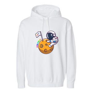 Autism Awareness Neurodiversity Astronaut Garment-Dyed Fleece Hoodie