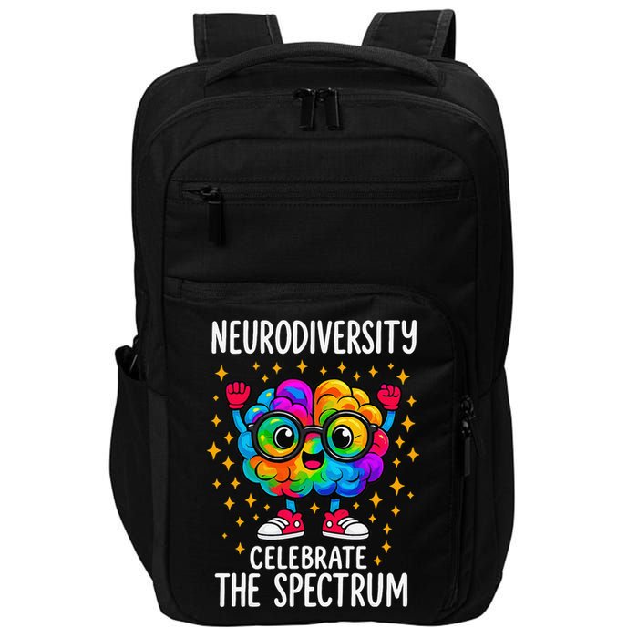 Autism Awareness Neurodiversity Celebrate The Spectrum Impact Tech Backpack