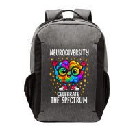 Autism Awareness Neurodiversity Celebrate The Spectrum Vector Backpack
