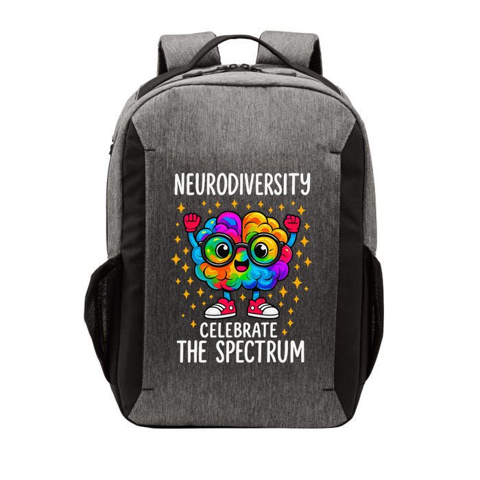 Autism Awareness Neurodiversity Celebrate The Spectrum Vector Backpack