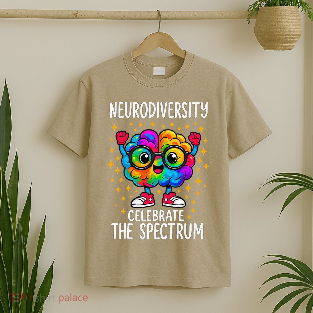 Autism Awareness Neurodiversity Celebrate The Spectrum T-Shirt