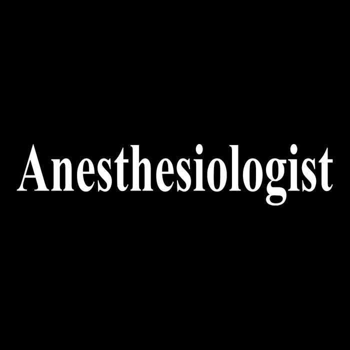 Anesthesiologist Flat Bill Trucker Hat