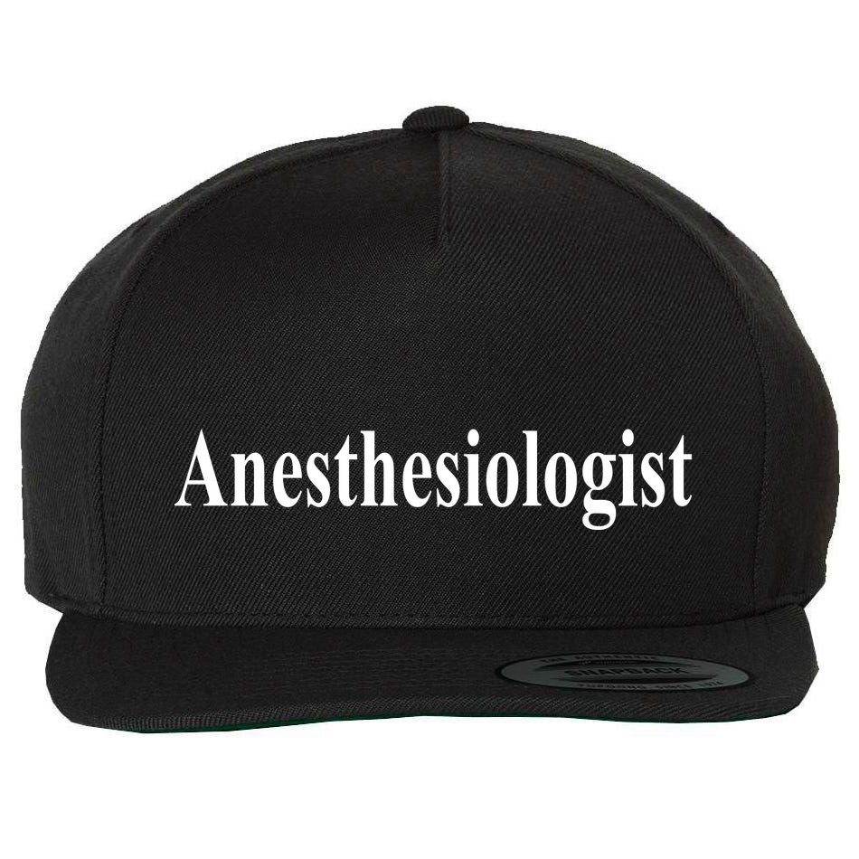Anesthesiologist Wool Snapback Cap