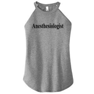 Anesthesiologist Women's Perfect Tri Rocker Tank