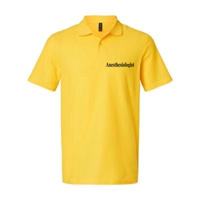 Anesthesiologist Softstyle Adult Sport Polo