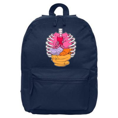 Aanatomicat Cat Chest Skeleton 16 in Basic Backpack