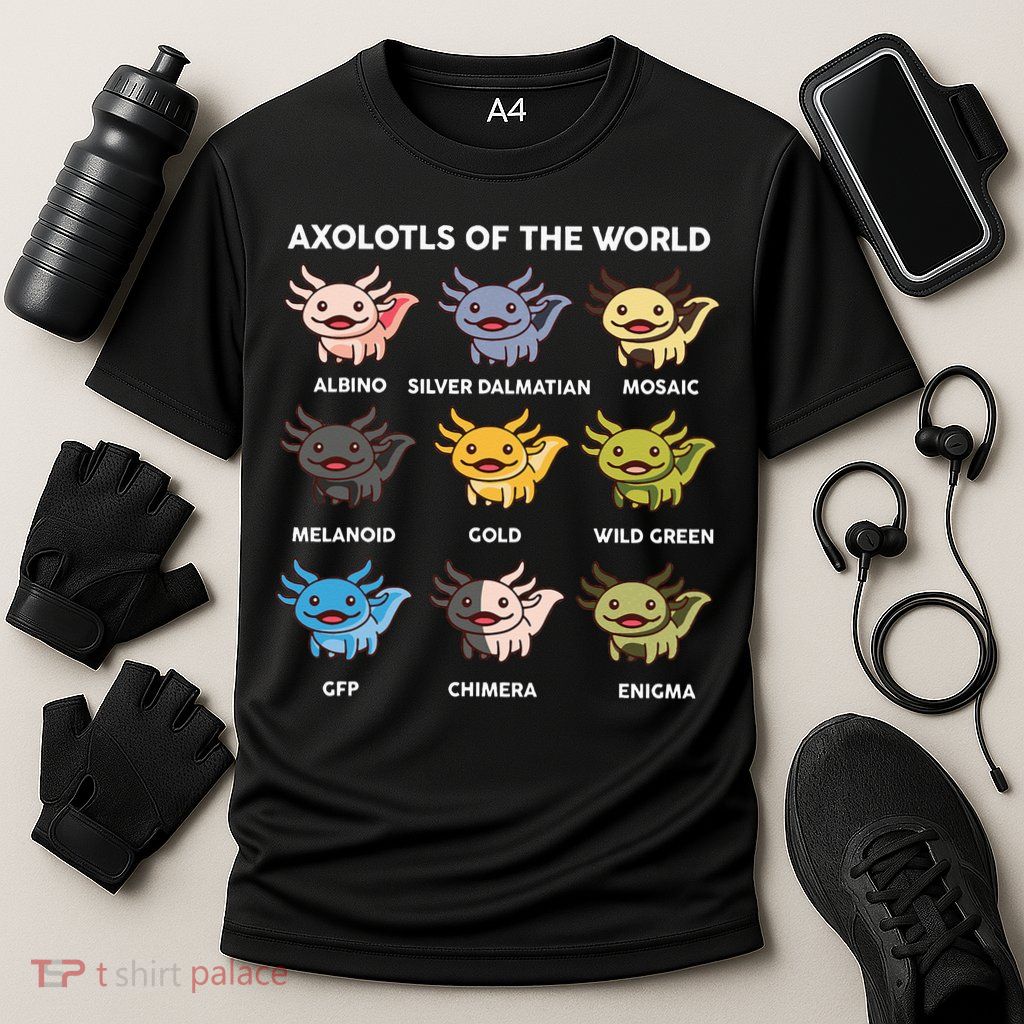 Axolotl Axolotl Of World Kids Performance Shirt