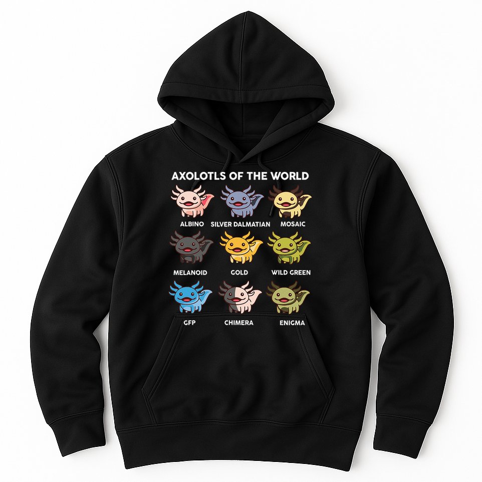 Axolotl Axolotl Of World Kids Hoodie