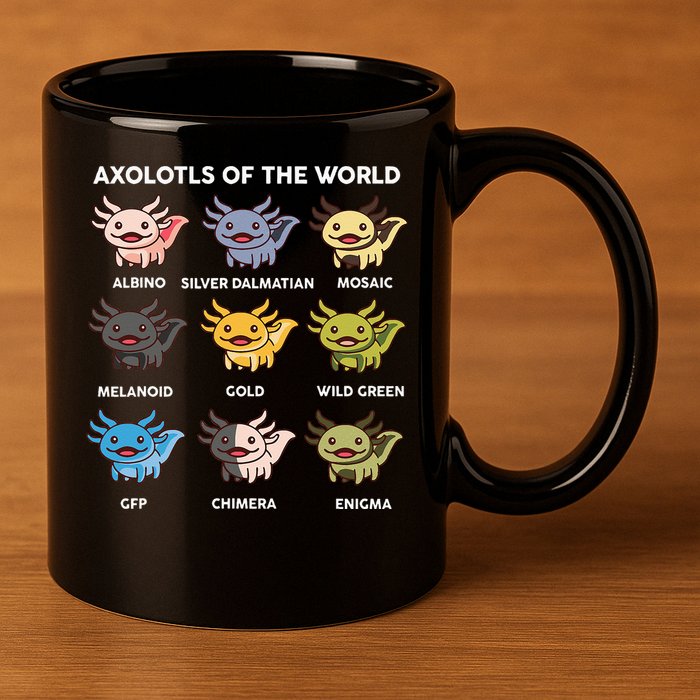 Axolotl Axolotl Of World Kids 11oz C Handle Ceramic Mug